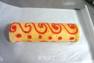 喜庆蛋糕卷的做法步骤：12