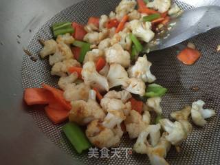 团圆饭-蚝油菜花的做法步骤：6