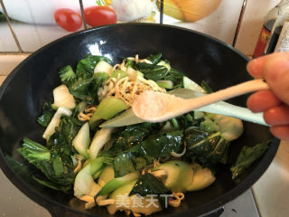 青菜炒百叶丝的做法步骤：6