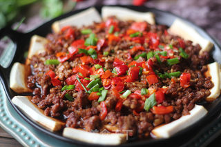 轻松搞定鲜辣爽口的下饭菜【剁椒肉末蒸豆腐】的做法步骤：13
