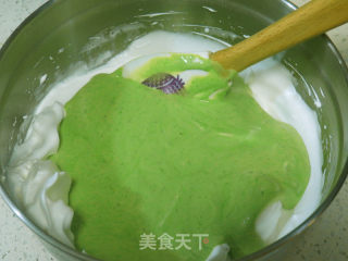 小清新范儿滴【菠菜南瓜蛋糕卷】的做法步骤：15