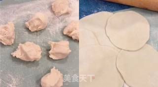 鲜虾猪肉煎饺的做法步骤：5