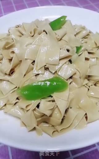 尖椒干豆腐的做法步骤：9
