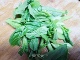 菜心烧豆腐的做法步骤：2