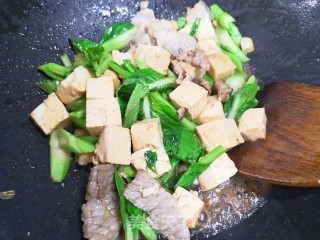 菜心烧豆腐的做法步骤：6