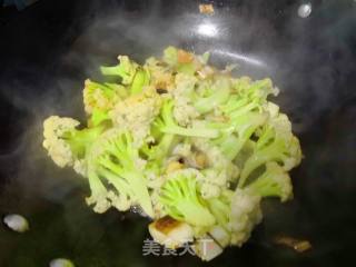葱香花菜的做法步骤：5