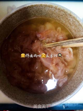 腊月二十二：甜腻的桃仁酱鸡丝的做法步骤：2