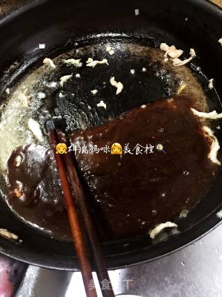腊月二十二：甜腻的桃仁酱鸡丝的做法步骤：9