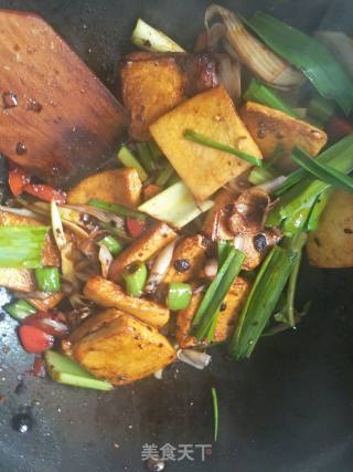 干锅千叶豆腐的做法步骤：10