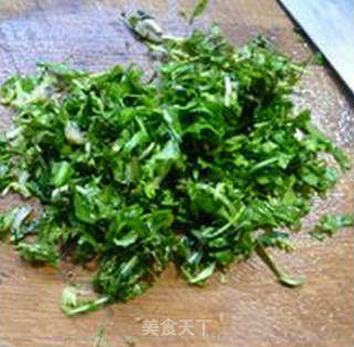 肉末荠菜豆腐羹的做法步骤：7