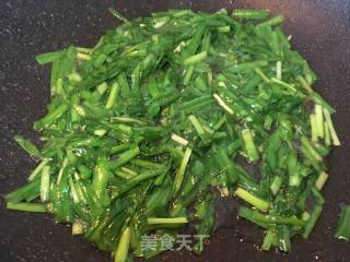 韭菜炒莴笋的做法步骤：5
