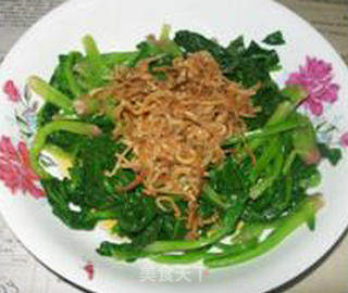 丁香鱼拌菠菜的做法步骤：7