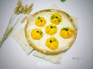 糯米南瓜豆沙包的做法步骤：16