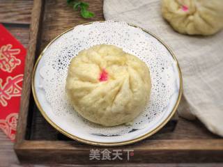 莴笋干肉包的做法步骤：15