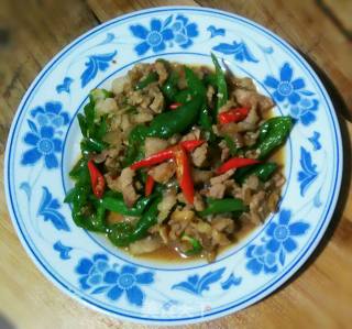 双椒炒猪蹄肉的做法步骤：7