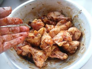 烤肉味鸡翅根的做法步骤：6