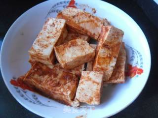烤肉味烧豆腐的做法步骤：5