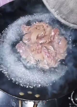 溜腰花的做法步骤：2