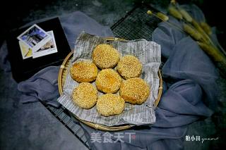 酥掉渣的芝麻糖酥饼的做法步骤：21