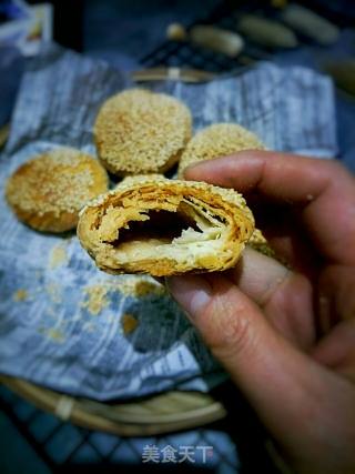 酥掉渣的芝麻糖酥饼的做法步骤：25