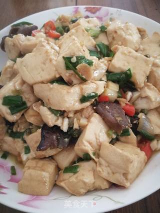 #团圆饭#小葱炒豆腐的做法步骤：11