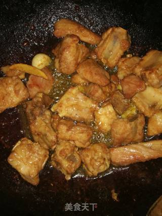 #团圆饭#排骨烧菜花的做法步骤：6