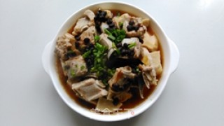 豆豉芋艿蒸排骨的做法步骤：5