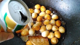 五香啤酒卤鹌鹑蛋的做法步骤：7