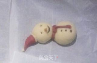 雪人棒棒糖馒头的做法步骤：13