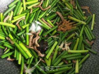 蒜薹炒肉的做法步骤：7