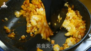 韩式萝卜泡菜炒饭的做法步骤：8