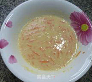 奶香胡萝卜鸡蛋饼的做法步骤：7