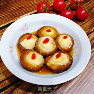 香菇酿鹌鹑蛋的做法步骤：7