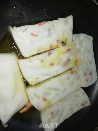煎年糕的做法步骤：2