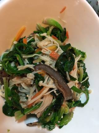 金针菇菠菜拌海参的做法步骤：21