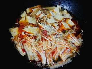 #团圆饭#金针菇千张煮羊肉卷的做法步骤：8