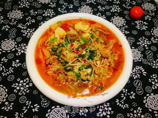#团圆饭#金针菇千张煮羊肉卷的做法步骤：12