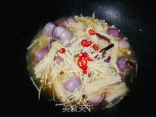 #团圆饭#金针菇炒小洋葱的做法步骤：8