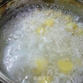 桂花甜酒酿玉米汤果的做法步骤：7