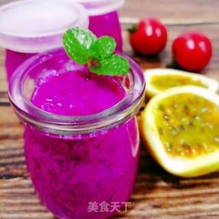 火龙果奶昔的做法步骤：5