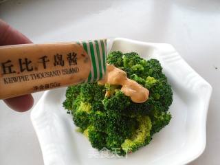 千岛酱西兰花的做法步骤：9