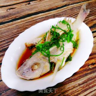 清蒸白姑鱼的做法步骤：7