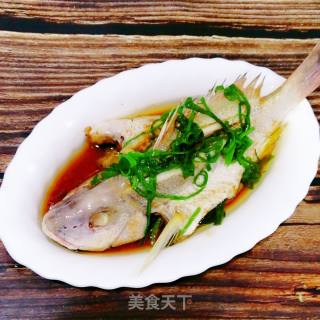 清蒸白姑鱼的做法步骤：8
