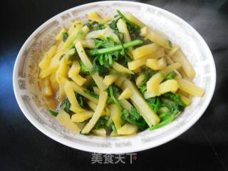 芹菜叶炖土豆的做法步骤：9