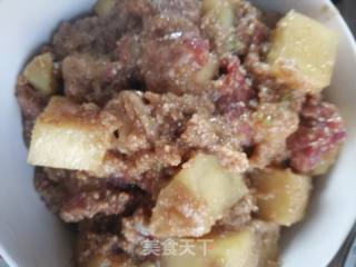 *团圆饭*牛肉粉蒸的做法步骤：8