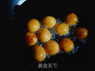 #团圆饭#炸红薯丸子的做法步骤：7