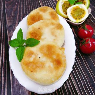 韭菜鸡蛋虾干饼的做法步骤：16