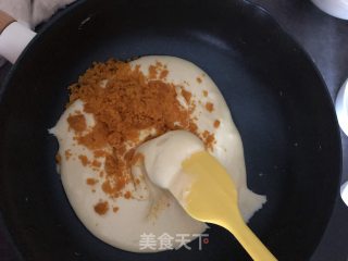 蛋黄肉松海苔雪花酥的做法步骤：5
