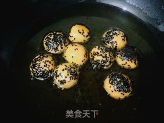 #团圆饭#黑芝麻红薯丸的做法步骤：8