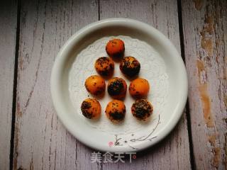 #团圆饭#黑芝麻红薯丸的做法步骤：12